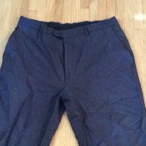 JZ181130-P5. Dark grey/ navy-ish suit pants.